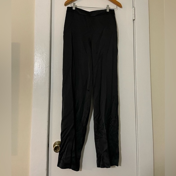 Express Black High Rise Straight dress pants size 4R - Picture 3 of 9